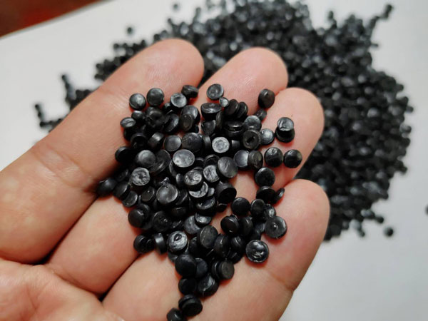 南通黑色HDPE再生管道颗粒料